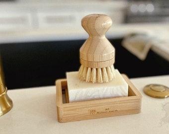 Multipurpose Modular Hand Brush | Bamboo Cleaning Brush | Zero Waste | Dish Brush | Replaceable Head | Eco Friendly