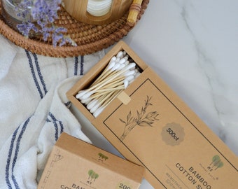 Bamboo Cotton Swabs for Zero Waste Bathroom