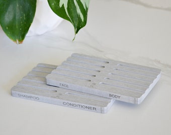 Diatomite Soap Dish: Quick Dry, Zero Waste, Labeled