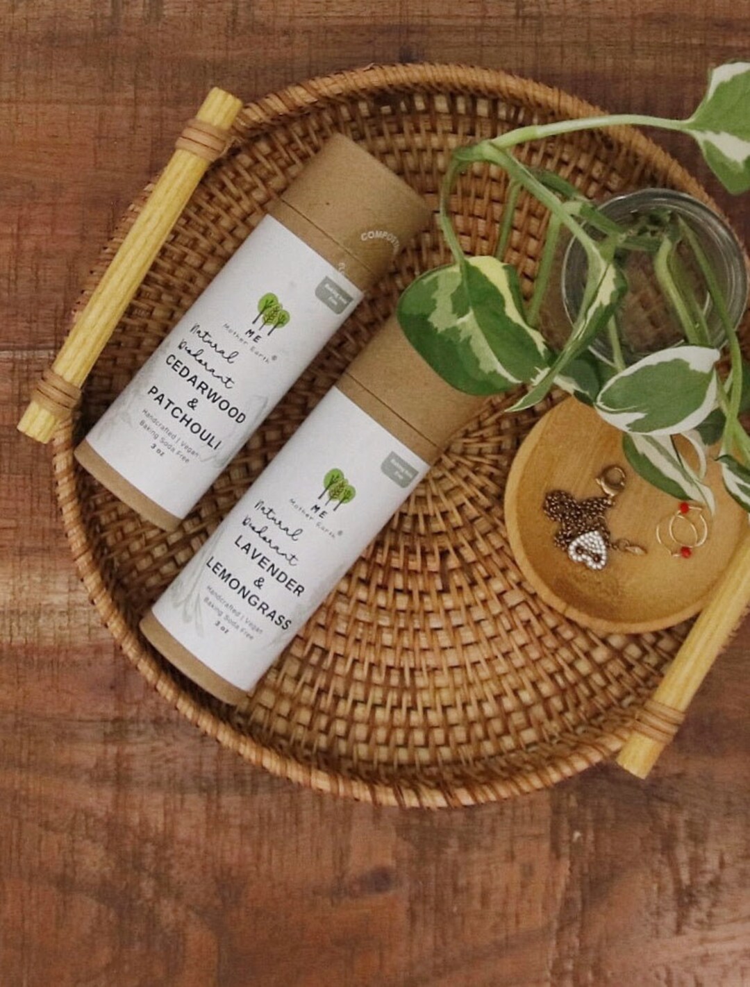 All Natural Vegan Deodorant Baking Soda Free and Plastic Free - Etsy