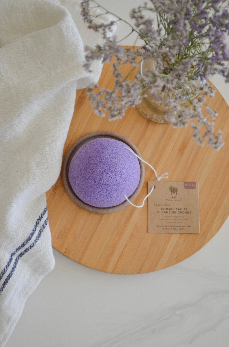 VEGAN Konjac Sponge Biodegradable | Me Mother Earth | Eco Friendly Gift, Zero Waste, Vegan, Plastic Free, Sustainable Products | Zero Waste