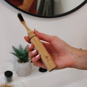 All in One Bamboo Travel Toothbrush | Sustainable Oral Care | Eco-Friendly Toothbrush | Zero Waste