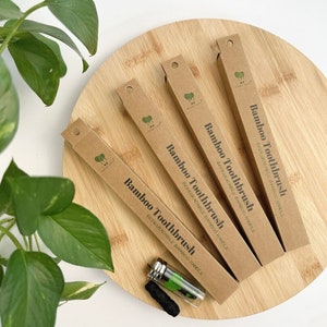 Bamboo Toothbrush + Eco Biodegradable Floss Kit | Eco Friendly | Zero Waste | Plastic Free |  Sustainable Living