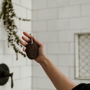 Lava Pumice Stone with Cotton Loop: Natural Foot Exfoliant
