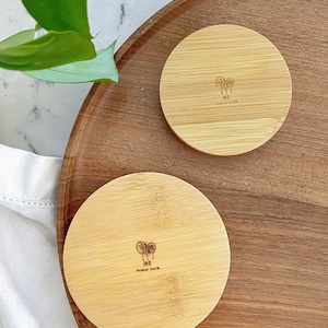 Solid Bamboo Mason Jar Lids | Zero Waste + Reusable Food Storage Solution