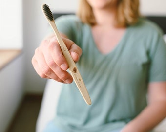 Bamboo Toothbrushes | Eco Friendly and Zero Waste | Biodegradable and Plastic Free | Sustainable Oral Care