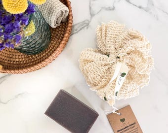 Reusable Sisal Shower Pouf | Plastic-Free Loofah