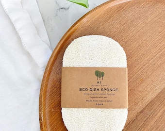 Eco Dish Sponges: Single Layer 3-Pack