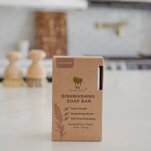 Dishwashing Soap Bars | Vegan | Sustainable Living Lavender