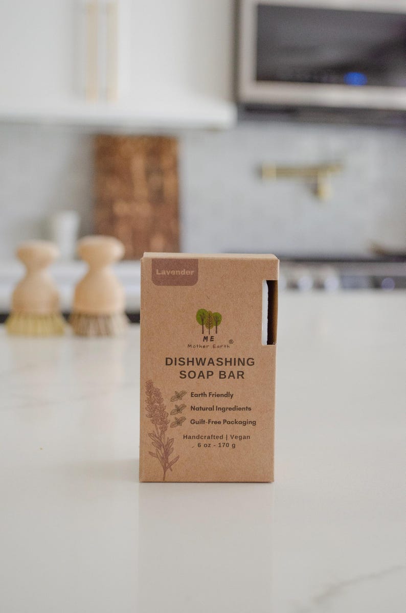 Dishwashing Soap Bars | Vegan | Sustainable Living Lavender