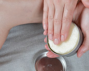 Refillable Vegan Lotion Bar in Reusable Tin