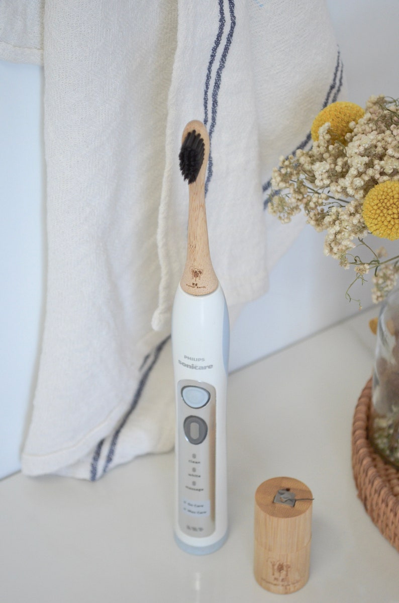 MeMotherEarth Bamboo Electric Toothbrush Heads - Thumbnail 3