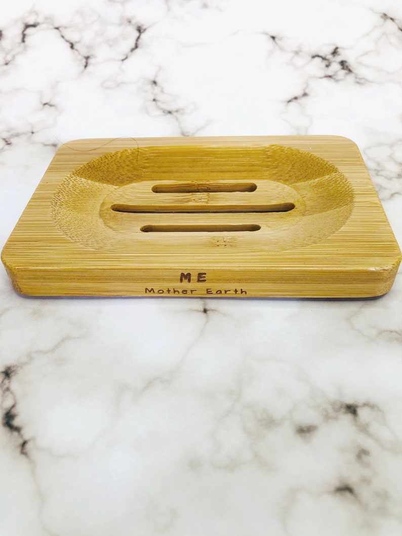 Natural Bamboo Soap Dishes Etsy