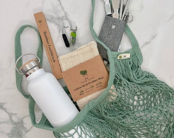 Zero Waste Gift Set | Plastic Free Living Starter Set | Eco Friendly Gift