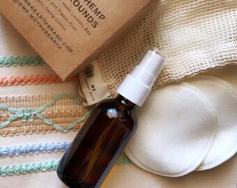 Reusable Hemp Cotton Rounds | Sustainable makeup remover | zero waste