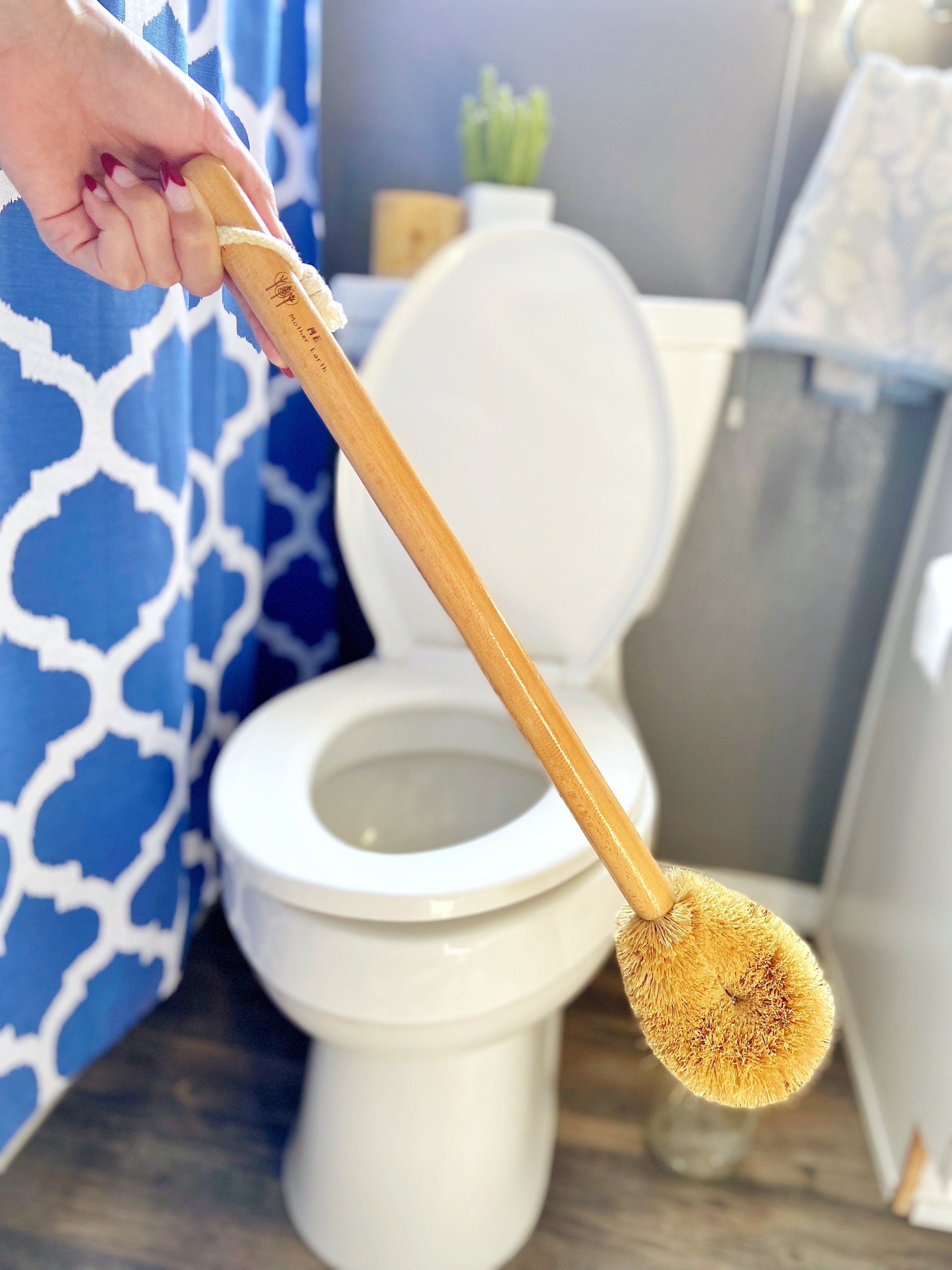 Coconut Fiber Toilet Brush | Plastic Free | Zero Waste Cleaning