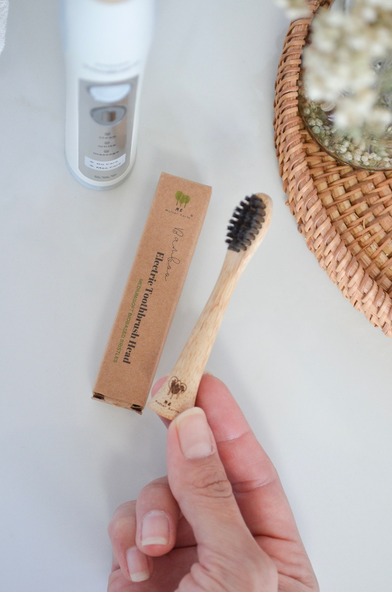 MeMotherEarth Bamboo Electric Toothbrush Heads - Thumbnail 4