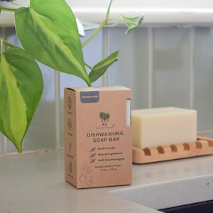 Dishwashing Soap Bars | Vegan | Sustainable Living Unscented