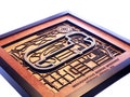 Indianapolis Motor Speedway Formula 1 Indy500 Grand Prix Race Track 3D Wooden Gift Personalized Wall Art product logo