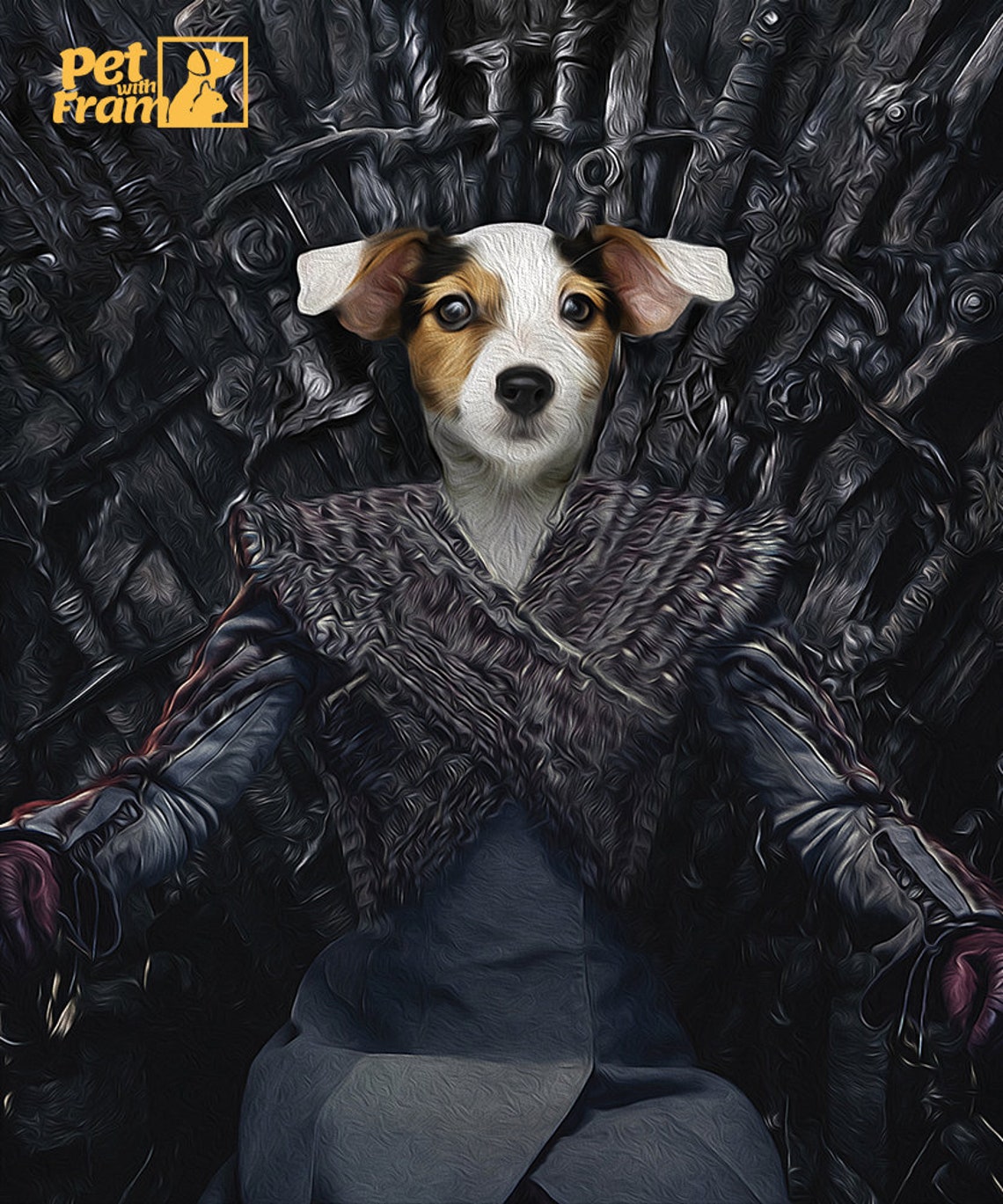 Game of Thrones Pet Portraits Digital File Etsy