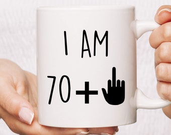 Happy 71st Birthday 71 Middle Finger Travel Mug Funny 71st Birthday Tumbler Seventy-First Birthday Present 71 Year Old Birthday Gift