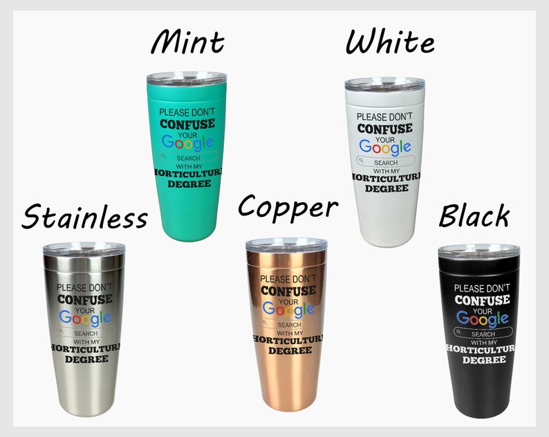 Funny Horticulture Major Gift Horticulture Degree Google Search Tumbler Horticulture Major Graduation