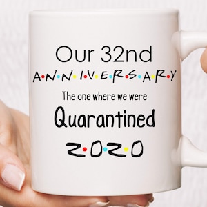 32nd Anniversary Mug, 32 Year Wedding Anniversary, Funny thirty-second Anniversary Gift, 32 Years Married, 32 Years Dating