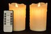 Flickering Flameless Candles Votive 3 x 5 Set with Realistic Dripping Wax with Remote Timer Great for Home and Table Decor 