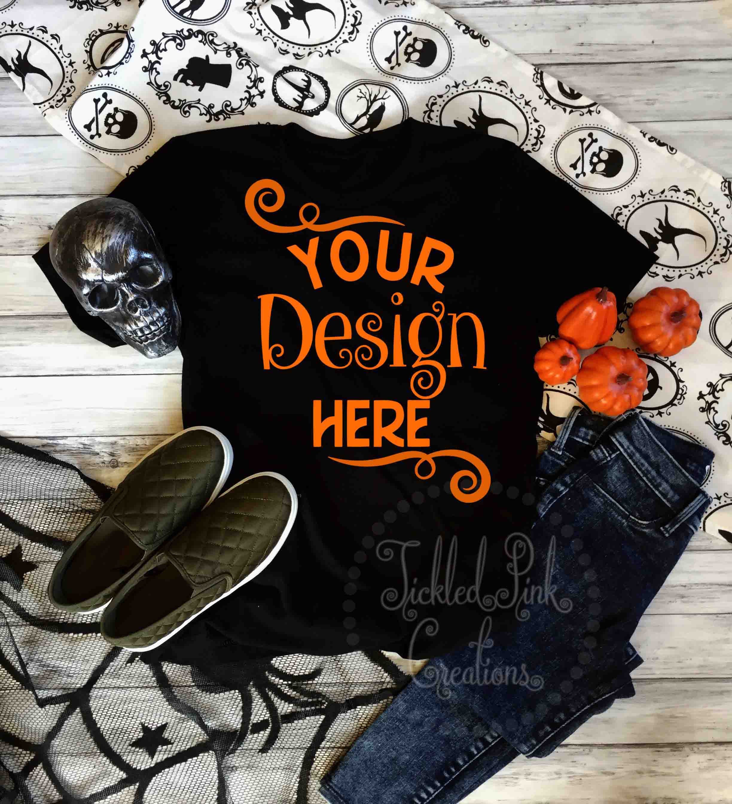Download Bella Canvas 3001 Mockup Bella Canvas Black T Shirt Mockup ...