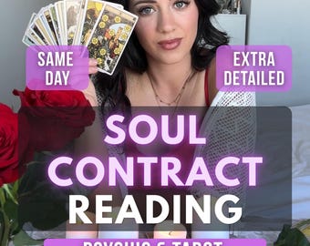 Soul Contract Reading, Past Life Karma Psychic, Soulmate Twin Flame Tarot, Spiritual Guidance Same Day Honest Clairvoyant Divinations