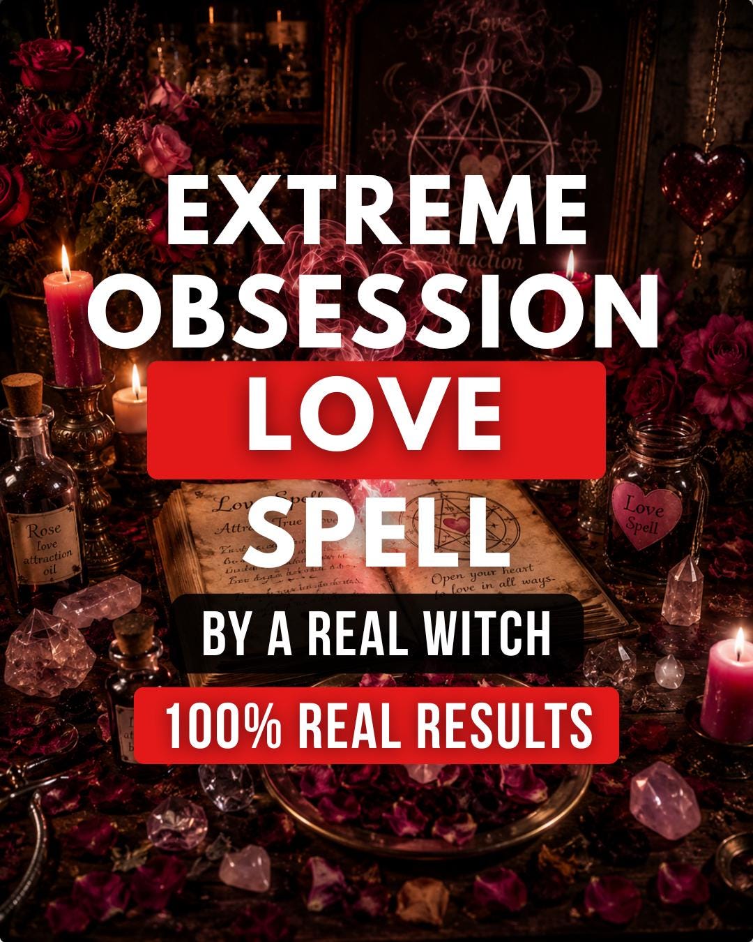 Powerful Love Spell Ritual Same Day Casting, Attraction Obsession ...