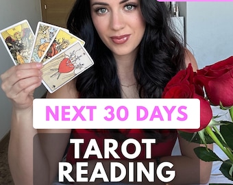 Next 30 Days Tarot Reading Same Day Prediction, No Sugar Coating Psychic Medium, Honest Love & Career Guidance, No AI, Real Etsy Witch
