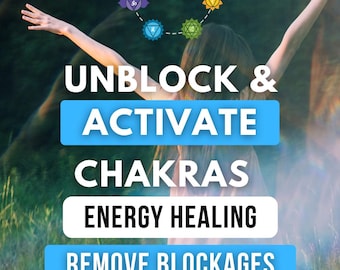 Spiritual Energy Clearing Session, Negative Energy Removal, Chakra Healing, Blockage Release, Balance Restoration, Reiki Healing, Same day