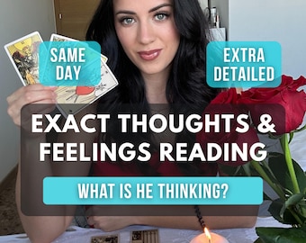 Exact Thoughts & Feelings Reading Same Day, Telepathy Psychic Reading, No AI, Hidden Feelings, No Contact Love Insight