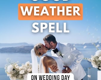 Good Weather Spell by a Real Weather Witch, Clear Skies & Wedding Day Blessing, Photo Proof Same Day Casting, Etsy Witch Ritual Fast Results