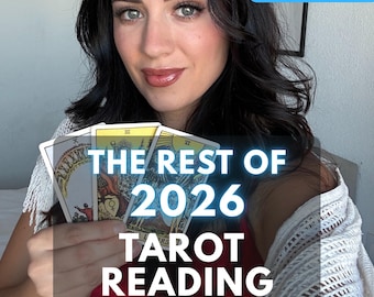 Rest of 2026 Tarot Reading Same Day Prediction, Psychic Medium, Detailed Future Insight, Honest Love Career Guidance, No AI, Real Etsy Witch