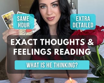 Exact Thoughts & Feelings Reading Same Hour, Telepathy Psychic Reading, No AI, Hidden Feelings, No Contact Love Insight