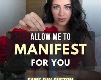 Manifestation by a Real Etsy Witch, Personalized Psychic Manifestation for Love, Career, Money, Luck & Success Spell Same Day Casting