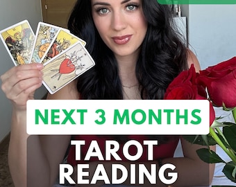 Next 3 Months Tarot Reading Same Day Prediction, No Sugar Coating Psychic Medium, Honest Love & Career Guidance, No AI, Real Etsy Witch