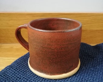 Cinnamon speckle stoneware mug