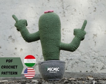 Mittelfinger Kaktus Hkelanleitung, Lustigerfucker Amigurumi, Sarkastischer  Schreibtisch Pflanzen Dekor PDF - Rude Gag Geschenkidee - Etsy sterreich