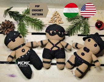Sado Gingy Jack - Ricky - Modèle au crochet Mike en pain d'épice
