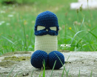 Motif au crochet tête de mort | Amigurumi d'Halloween coquin (PDF)