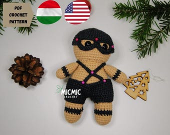 Patron PDF au crochet Sado Gingy Mike