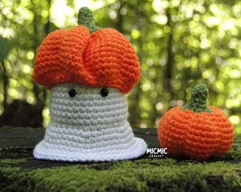 Lot de motifs au crochet Fantômes d'Halloween : 6 motifs Amigurumi (téléchargement PDF