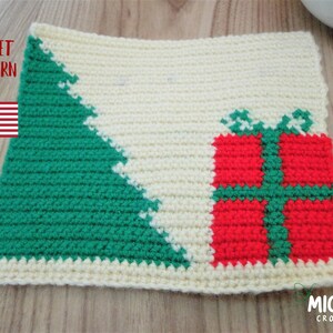 Christmas Cup Coaster Crochet Pattern (PDF)