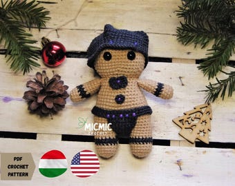 Patron PDF au crochet Sado Gingy Ricky