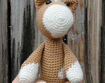 Padrão de crochê de unicórnio de gengibre: Alphons Amigurumi (PDF)