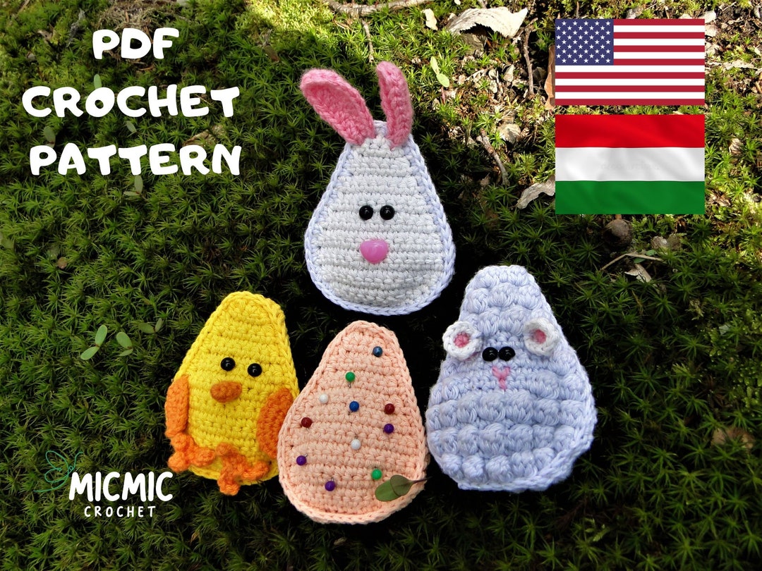 Easter Egg Crochet Pattern - Etsy
