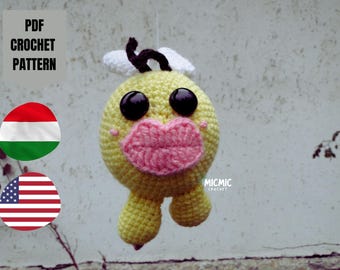 Modèle au crochet drôle d'abeille, humour adulte Amigurumi, cadeau sarcastique bourdon PDF - Bella l'abeille